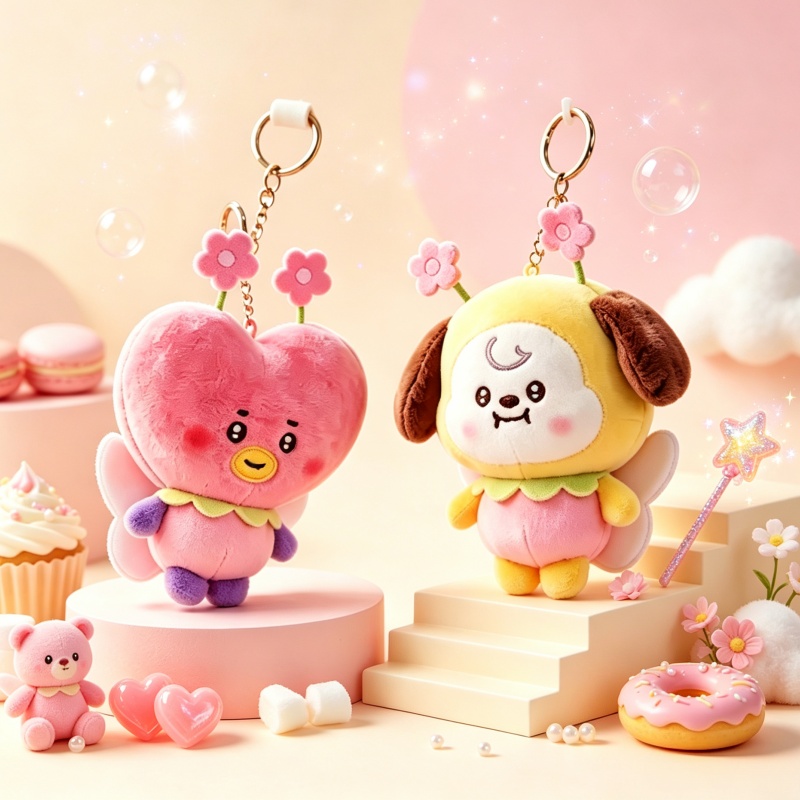 Supply Florist - سلسلة BT21 من دمى الزهور المخملية