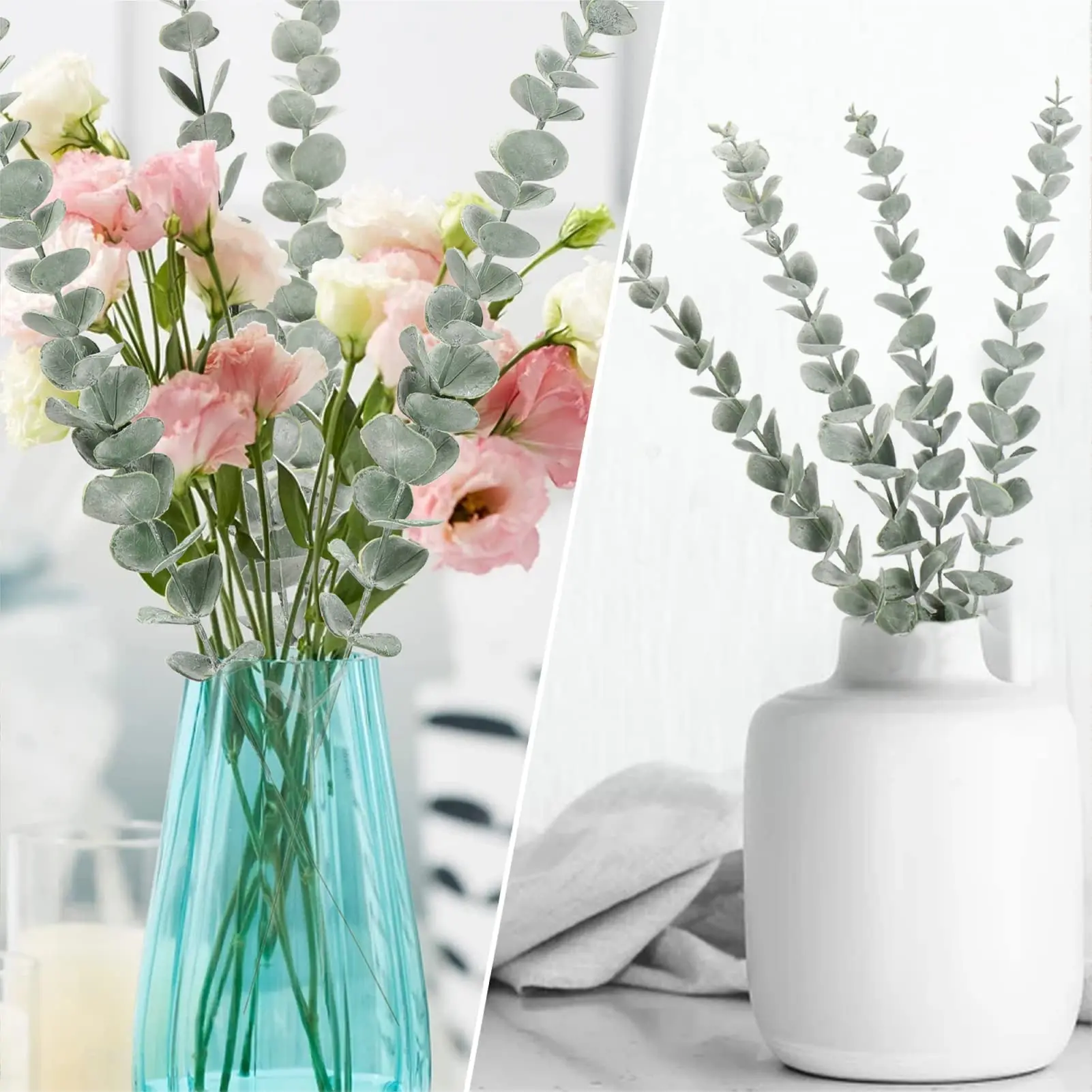 10 قطعة 38 سنتيمتر الأوكالبتوس - مراجعة Florist Supply Bulk وسعره