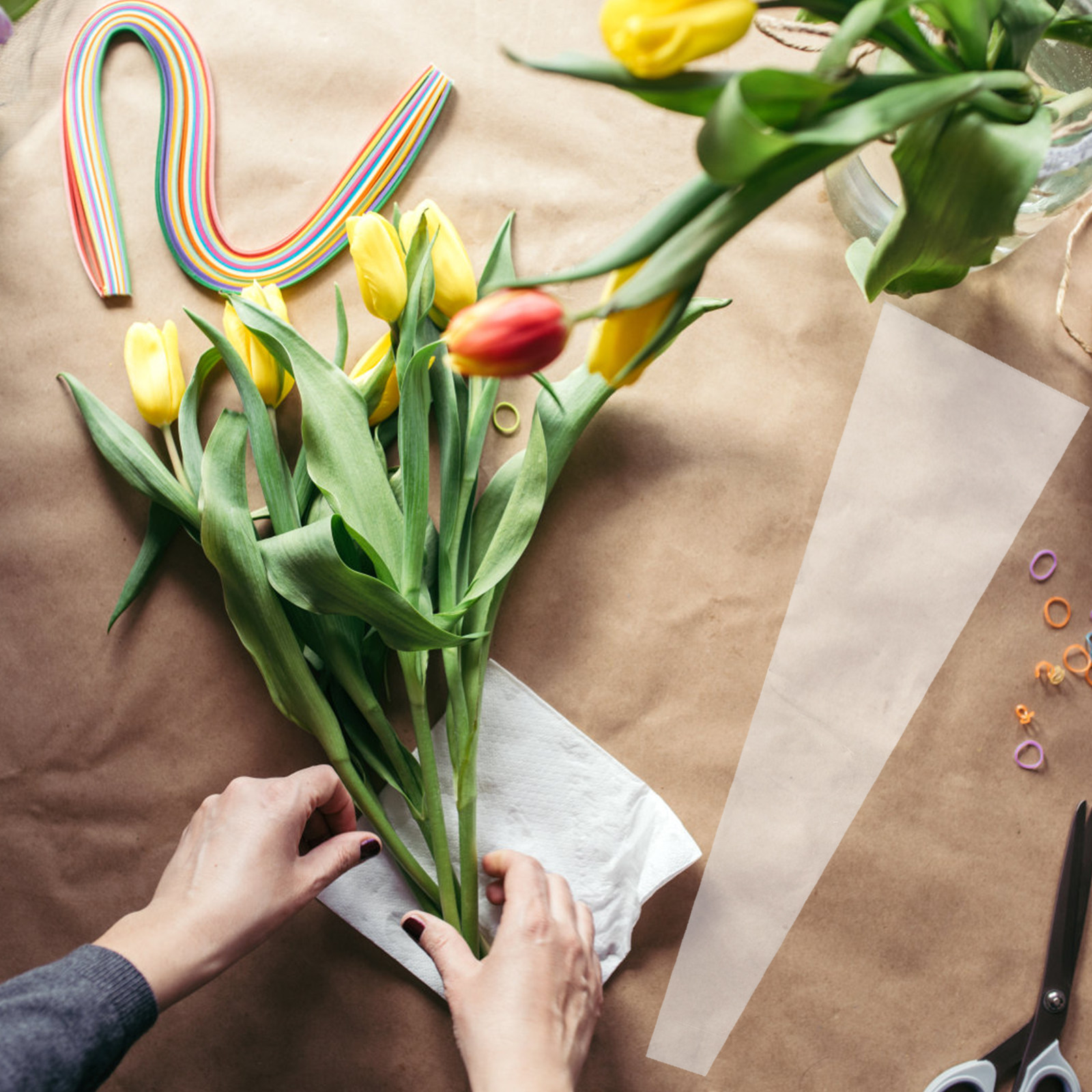 50 قطعة من أكياس تغليف الزهور  - مراجعة Florist Flower Supply وسعره