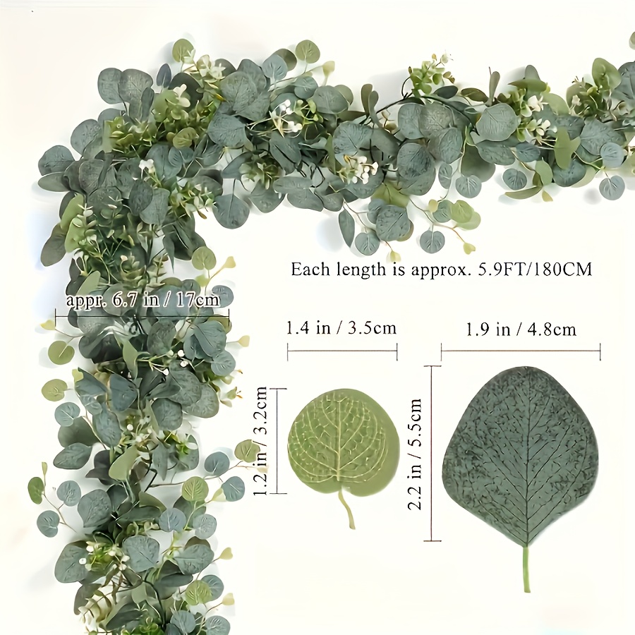 إكليل الأوكالبتوس الاصطناعي فو - مراجعة Eucalyptus Preserved وسعره