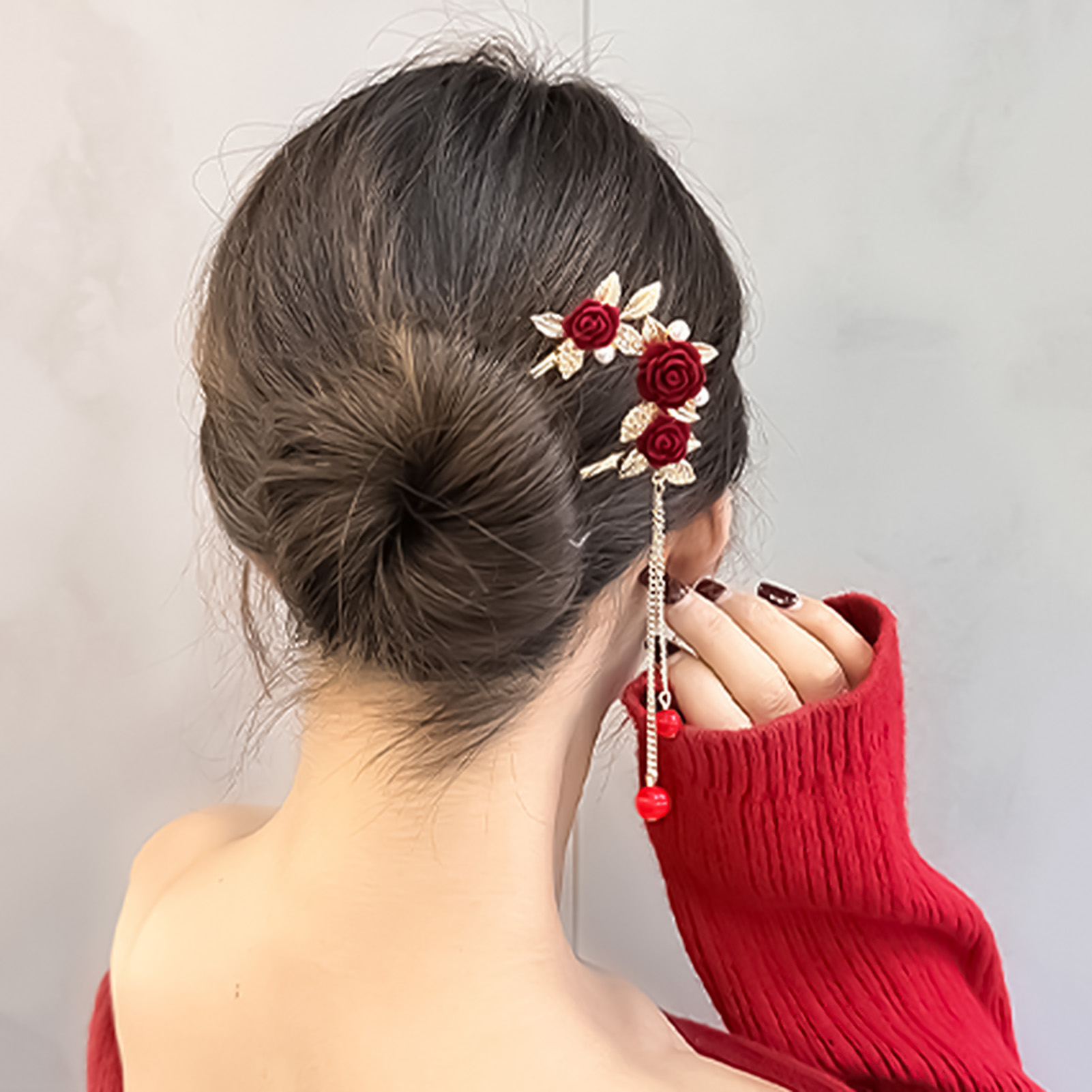 مشبك شعر على شكل وردة بالأسلوب - مراجعة Supply Florist وسعره